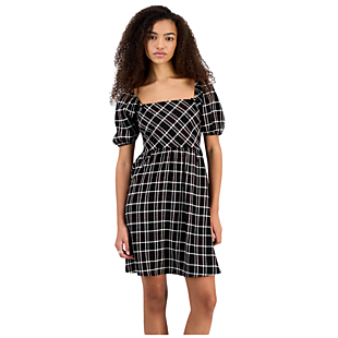 Juniors' Square-Neck Mini Dress $17