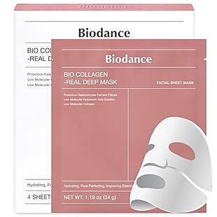 4pk Biodance Collagen Sheet Masks $15