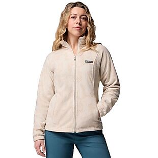 Columbia Printed Fleece Zip-Up $23