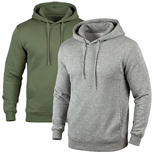2pk Men's Fleece Hoodies $15