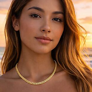 14K Gold-Filled Cuban Link Chain $12