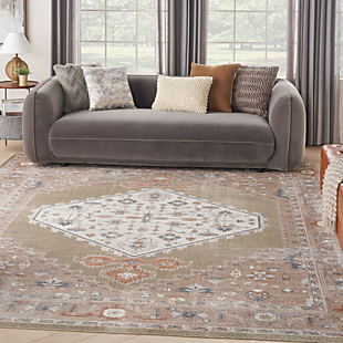 8' x 10' Machine-Washable Rug $113