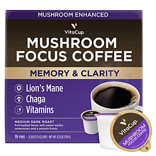 16ct Mushroom Focus Coffee Pods $16