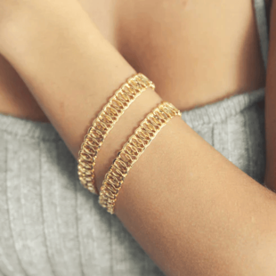 18K Gold-Plated Chunky Chain Bracelet $17