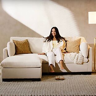 Pillowtop Sectional with Storage $352