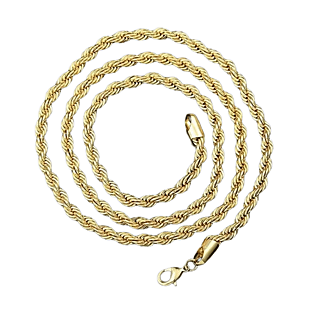 Gold-Filled Rope Chain Necklace $12