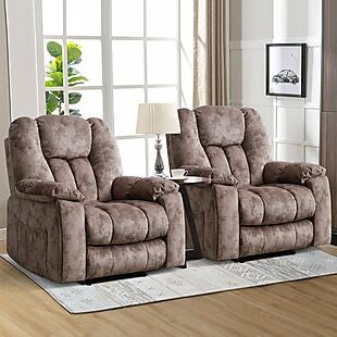 2pk XL Recliners with Heat & Massage $610