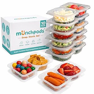 MunchPods Reusable Snack Containers $6