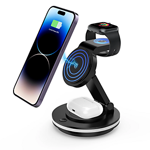 Magnetic Wireless Charging Station $30