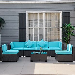 7pc Modular Sofa Patio Set $378 Shipped