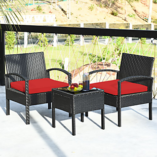 3pc Cushioned Patio Chat Set $100