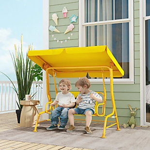 Kids' Patio Swing Chair with Canopy $59