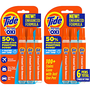6pk Tide Stain-Remover Pens $12