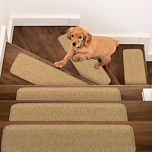 15pk Machine-Washable Stair Treads $20