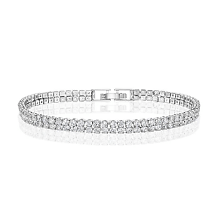 Double Row CZ Tennis Bracelet $13