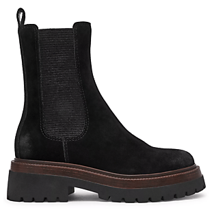 Steve Madden Lug-Sole Suede Booties $52