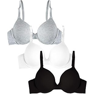 3pk Fruit of the Loom T-Shirt Bras $26