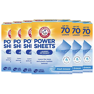 Arm & Hammer Laundry Detergent Sheets $24