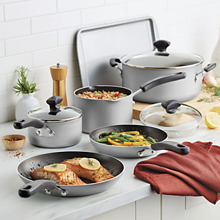 15pc Cookware Set in 4 Colors $55