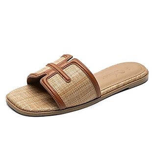 Athlefit Raffia Slide Sandals $18