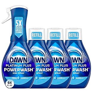 Dawn Platinum Powerwash + 3 Refills $15