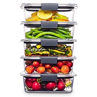 Rubbermaid Brilliance Meal Prep Set $26
