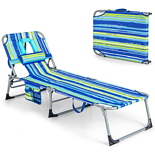 5-Position Outdoor Lounge Chair $64