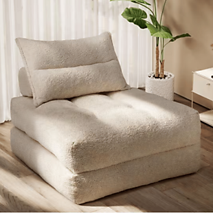 Teddy Fabric Twin Sofa Bed $132