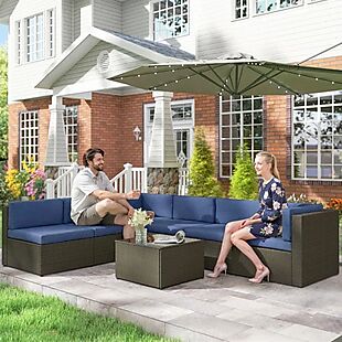 7pc Modular Sofa Patio Set $366 Shipped