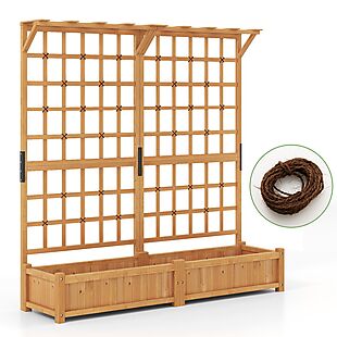 71" Trellis with Storage $115