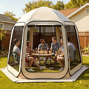 VEVOR 10' x 9' Screen House Tent $87