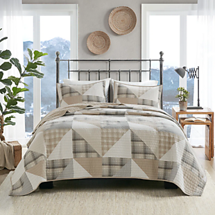 3pc Woolrich Queen Cotton Quilt Set $69