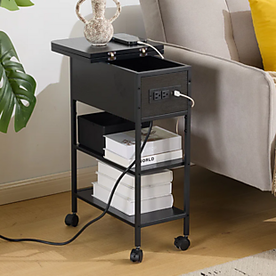 Storage Table Cart with Power $38