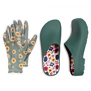 Muk Luks Garden Clogs & Gloves $22