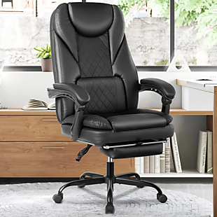 Ergonomic Office Chair with Footrest $100