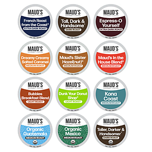 136ct Maud's Coffee Pods Variety Pack $45