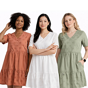3pk Tunic Dresses $35