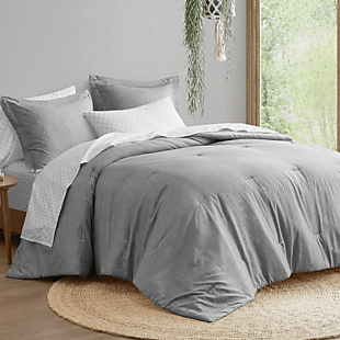 7pc Microfiber Queen Comforter Set $44