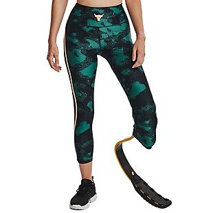 UA Project Rock Printed Leggings $21