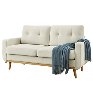 Mid-Century Modern Tufted Sofa $194