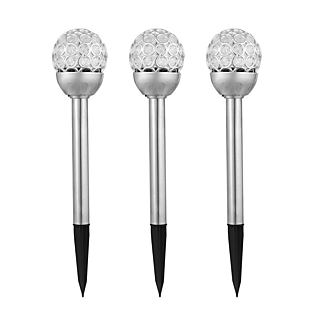 3pk RGB Garden Ball Lights $20