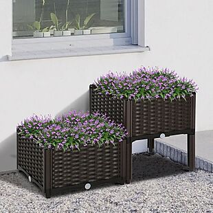 2pc Outdoor Planter Set $37, New Drop