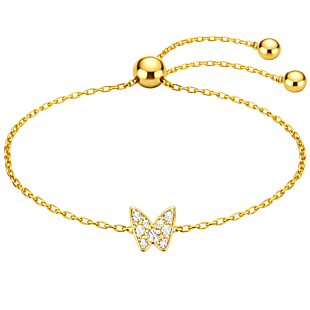 Adjustable Butterfly Bolo Bracelet $13