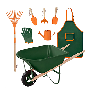8pc Kids' Wheelbarrow & Garden Set $66