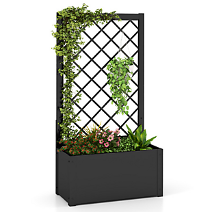 Raised Garden Bed with Trellis $65