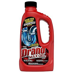 Drano Max Gel Drain Clog Remover $5