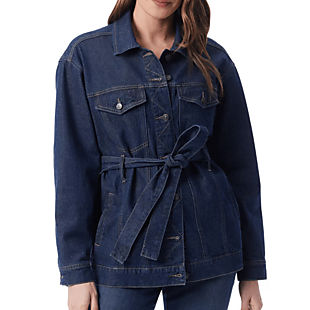 Gloria Vanderbilt Belted Jacket $16