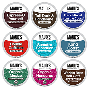 40ct Maud's Dark Roast Coffee Pods $17