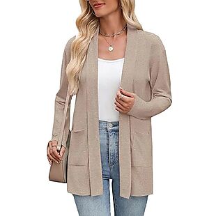 Open-Front Knit Cardigan $20