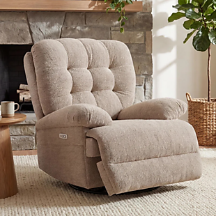 Power Swivel Recliner with USB $280